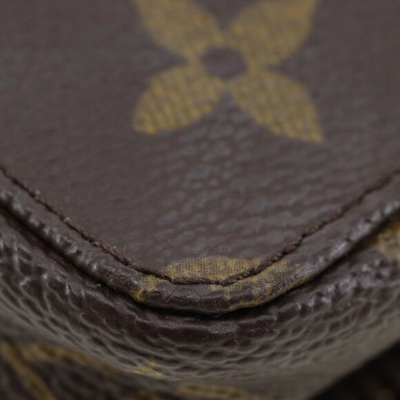 LOUIS VUITTON Brown Monogram Canvas Pouch - Picture 5 of 9